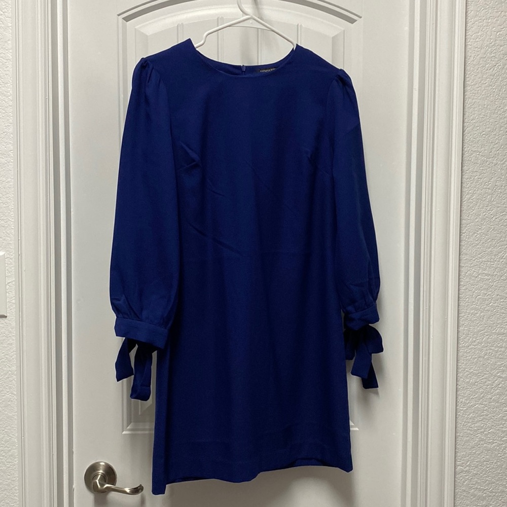 Banana Republic Petite Tie Cuff Shift Dress